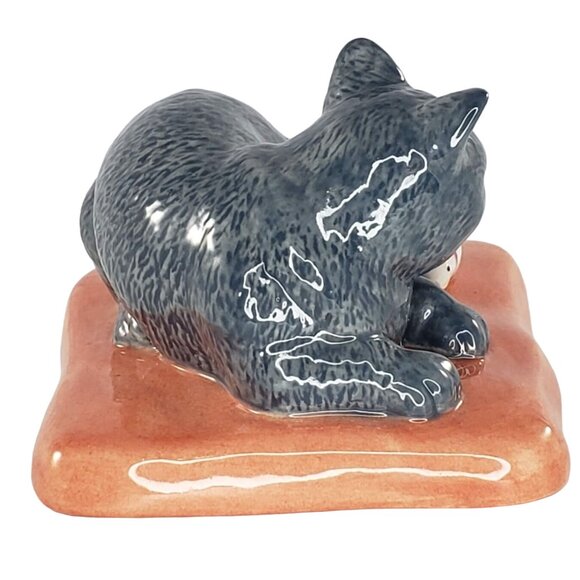 Royal Doulton British Shorthair Cat Figurine Animals HTF EUC - Picture 2 of 5